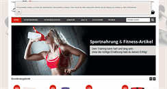 Desktop Screenshot of live-for-fitness.de